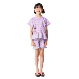 Colorful Candy Style NB800230 Jinbei (Girls) 51.2 inches (130 cm), Ribbon Decoration, Junior, Kids, Jinbei, Jinbei, Jinbei, Jinbei, Jinbei, Jinbei, Jinbei, 100% Cotton, For Children, Elementary School