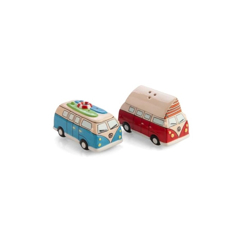 Surf & Camper Combi Kombi Vintage Retro Ceramic Salt &