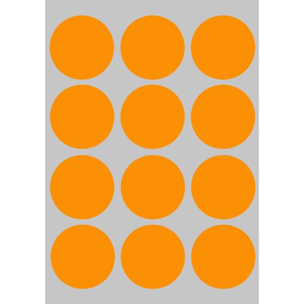 38mm sticker - colour-coding labels, size 3.8 cm, sticky dots