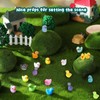 CAABISO 120 Pcs Mini Luminous Resin Ducks Bulk to Hide,