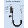 Bluetooth 5.4 Car Audio Adapter 3.5 mm AUX Plug RX