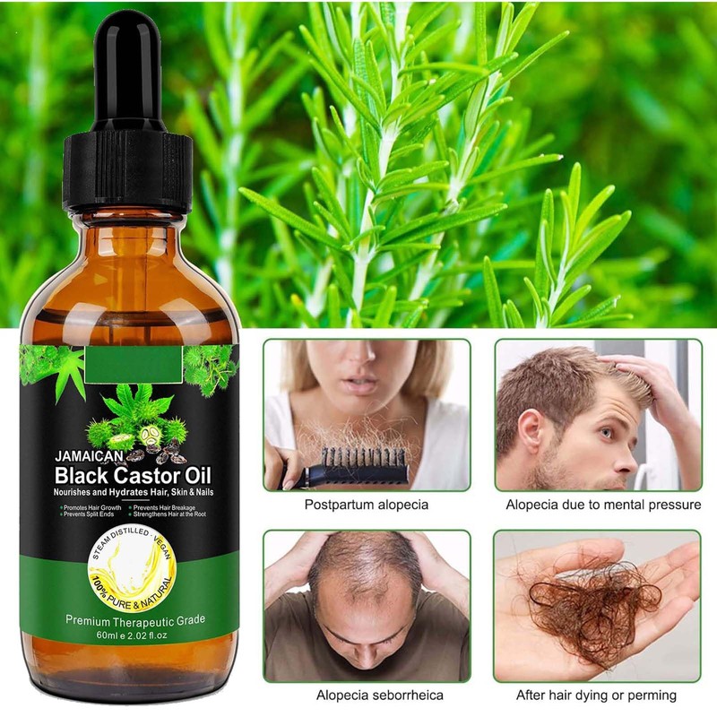 60ML Pure Rosemary Essential Oil for Hair Growth
