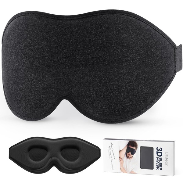 LitBear LitBear Sleep Mask for Side Sleeper Women Men, Eye