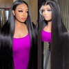 Human Hair Wig - Straight Lace Front Wigs for Women