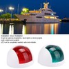 2Pcs Signal Lamp Red Green LED Waterproof Boat Navigation Light