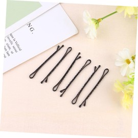 Mikinona Black Metal Bobby Pins Hair Clips Fringe Clips for Women and Girls Flat Wavy Essential Hair Accessory for Styling and Up