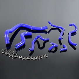 G-PLUS Silicone Heater Radiator Hose Pipe Kit Clamps COMPATIBILITY:Compatible With Honda Accord SIR/-T CF4/CL1 1997-2001,Blue