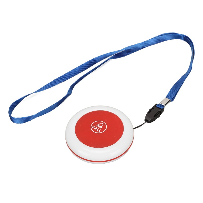 Wireless Caregiver Pager 4 Level Volume Waterproof SOS Alert Button