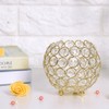 Crystal Tea Light Candle Holders Wedding Decor Table Centerpieces (Gold