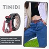 TINIDI Western Rhinestone Skull Belt Bling Bling Crystal Men Women