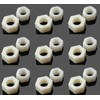 TERF® M10 Hex Hexagon Nut M10 (10mm) White Nylon Hex