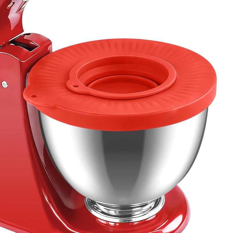 Silicone Mixer Bowl Cover - Mixer Splatter Guard Lids for