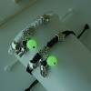 TECNOLOGÍA INFINITA Light Up Pareja Pulsera Collar Imán Astronauta Amistad