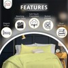 Rohi Easy Care plain Single Duvet Cover set – Soft