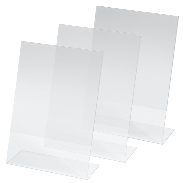 Sigel SY112 A5 Single-Sided Presentation Slanted Sign Holder - Acrylic