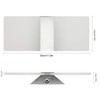ChangM LED Wall Sconce Modern Wall Light Lamps 12W Warm