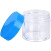 Beauticom 180pcs 30G/30ML (1oz) Thick Wall Round Plastic Clear Container