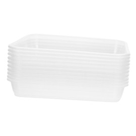 Milisten 10pcs Square Plastic Plant Trays Water Drainage Saucers for Potted Plants Versatile Flower Pot Bases for Use Sturdy for All Pot Types