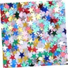CAXUSD Festival Sequins 5 Pointed Star Decorative Props Wedding Sequins