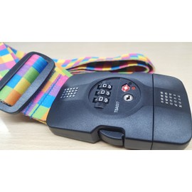 [スーツケースカンパニー]TSAロック 付き GPTスーツケースベルト 3桁ダイヤル アウトレット品 TSA検査履歴表示機能付き チェック