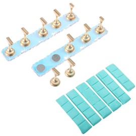 QFGasre 2 Set Nail Holder for Painting Nails, Solid Acrylic Nail Stands for Press on Nails Display Nails Practice Acrylic Nails Tools Home Beginner Supplies