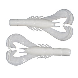 Googan Baits GKC-PRL Krackin' Craw 4", Pearl, Multi, One Size