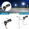Outdoor Photocell Sensor, Dusk to Dawn Day Night Swivel Mount