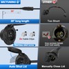 MICTUNING 10A-15A AC Port Plug, 125V Power Inlet Socket with
