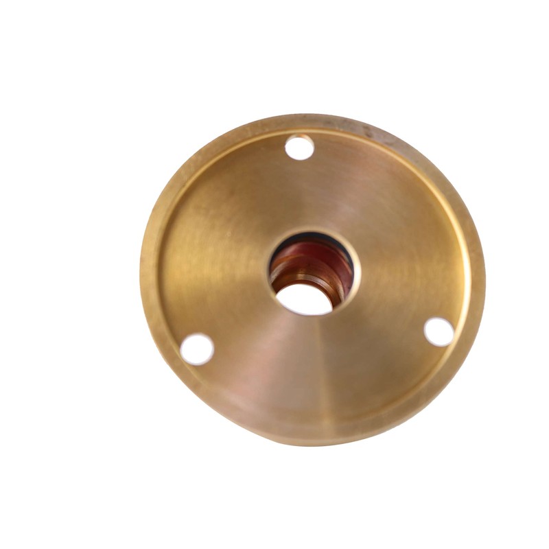 Outside 1/2'' Garden Tap with Through The Wall Flange Bracket