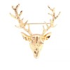 Deer Brooch Gold Elk Brooch Pin Animal Lapel Brooch Cute