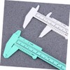 OSALADI 8-piece Metric Mini Caliper Set Plastic Ruler 150mm 0.5mm