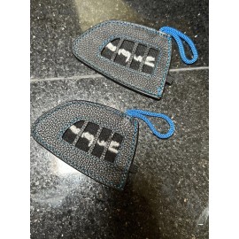 Toyota Supra MKV Key Glove Black With Blue Thread Tether PT420-C1210-02 OEM