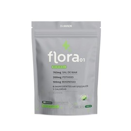 FLORA 01  Mineral  Suplemento Alimenticio de Electrolitos Esenciales  Magnesio, Potasio y Minerales Naturales  Hidratacin Diaria  Sabor Limn  30...   