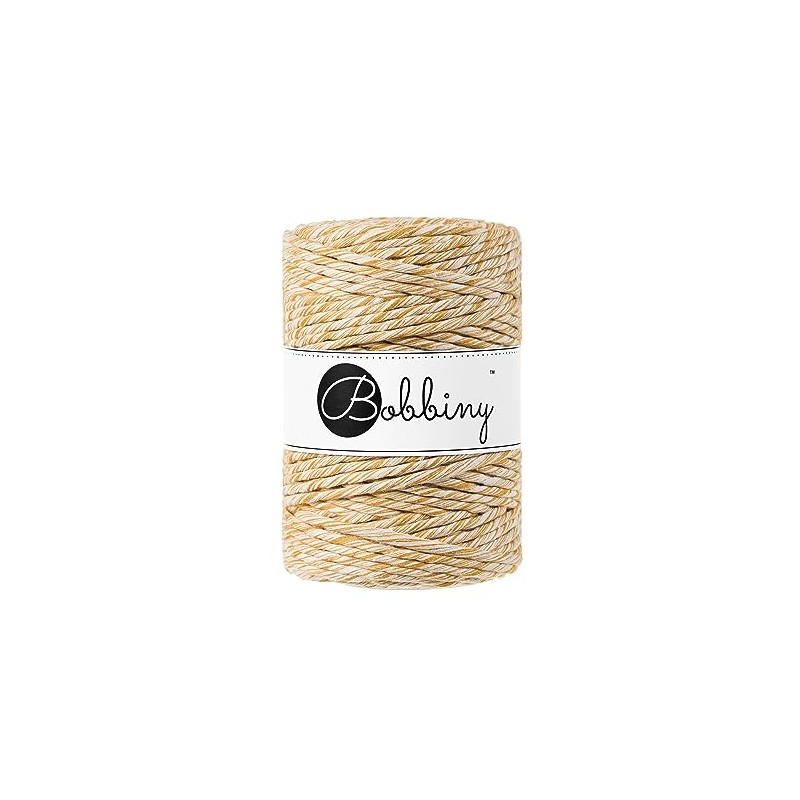 Bobbiny Macrame Cords 5 mm - 100 m Choice (Sunflower)