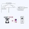 BAODINI Travel Mini Umbrella for Purse With Case-Small Compact UV