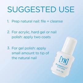 Young Nails Young Nails Protein Bond - Non-Acidic Nail Primer, Enhanced Adhesion for Gel Polish & Acrylic, Nail Dehydrator, PH Bonder for Gel Nails, 0.25 oz