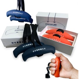 OVERMAX Gym Clip Pull Type Orange Power Grip Pull Up Dumbbell Barbell Exercise Stress Relief Slip Resistant