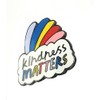 Kindness Matters Rainbow Cloud Be Kind Metal Enamel Pin Badge,