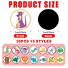 30pcs Potty Training Stickers, 15 Patterns Animal Color Potty You
