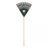Expert Gardener Wood and Poly Leaf Rake (Choose Your Size)