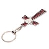 Cross Keychain Peace Bird Vibrant Colors Strong Alloy Skin Friendly
