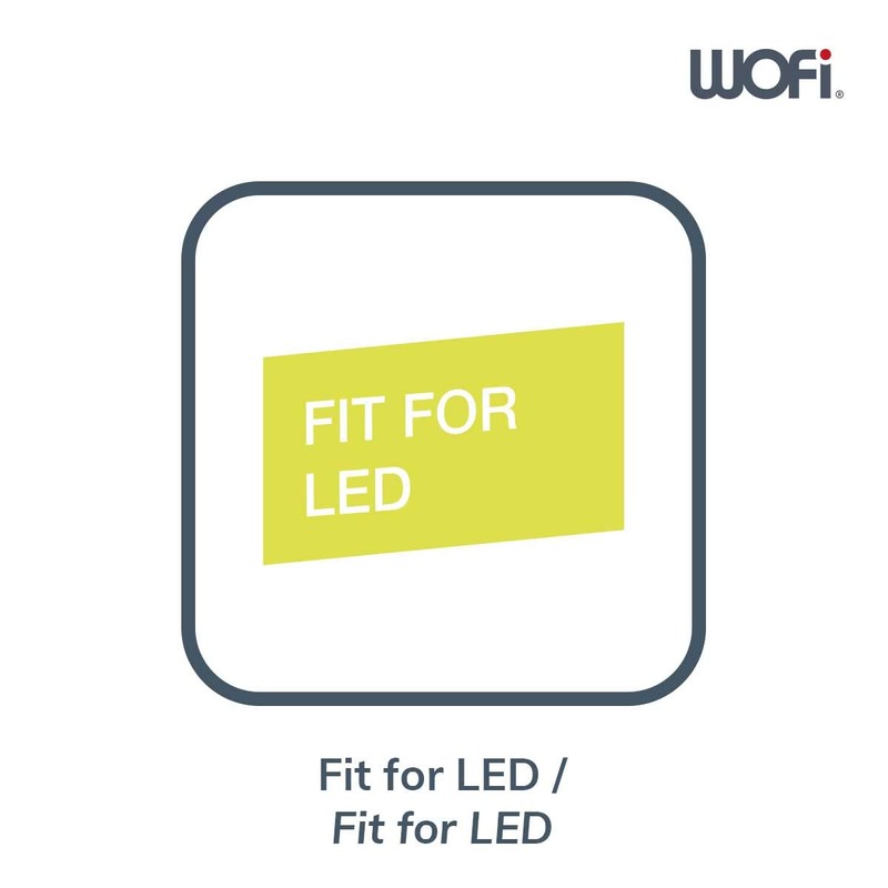 Action by Wofi Table Lamp Cesena, 1 Flame, White, Diameter