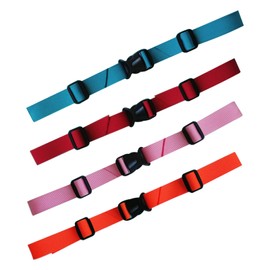 Helweet Adjustable Chest Strap Backpack, Strap for Backpack, Nylon Chest Strap, Chest Strap for School Bag, Suitable for Adults, Children, Suitable for Jogging and Hiking, Pack of 4