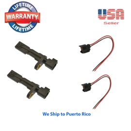 C-HORSE 2ABS Wheel speed sensor Rear Right & Left W/Connector Fit:NITRO LIBERTY WRANGLER