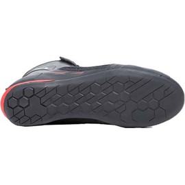 TCX Men's Biker Boots Motorcycle Boat, Black/Red, 5.5