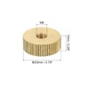 sourcing map Knurled Thumb Nuts, 3Pcs M6 x D20mm x