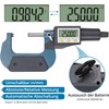 Micrometer Digital, LCD Digital Outside Micrometer 25-50 mm/1-2 Inch, Electronic