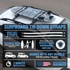 Ho Stevie! Surfboard Tie Down Straps (Pair) for Roof Rack