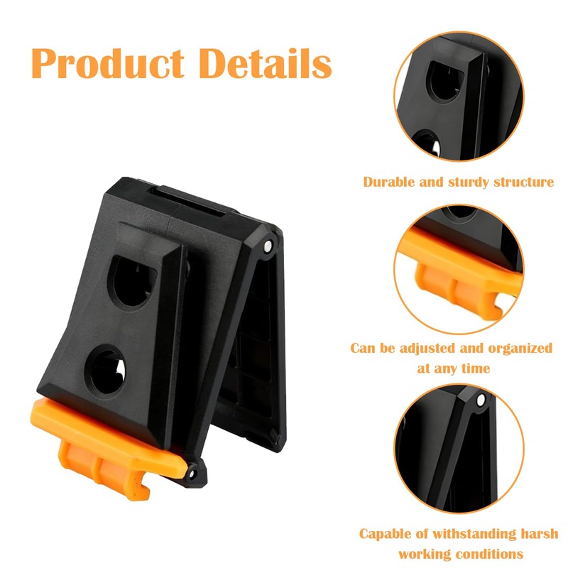 4 Belt Clips, Toughbuilt, Heavy Duty Quick Release Tool Belt