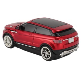 SENECESLI Sports Car Mouse, 2.4GHz Car Shape Mouse Cool for PC (Red)